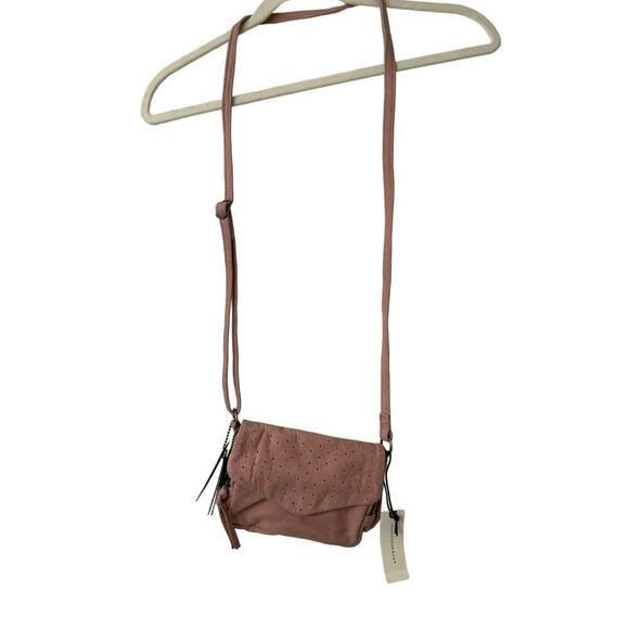 DAY & MOOD For Anthropology NWT Nelly Leather Crossbody Bag Rose Dawn - Picture 4 of 14